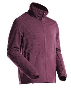 Mikrofleece pusero vetoketjulla - 22803-639 - viininpunainen
