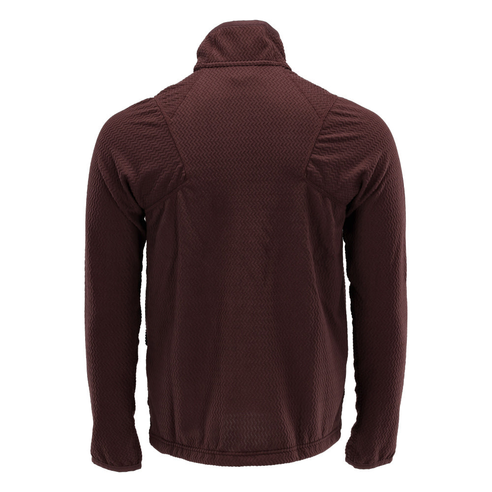 Mikrofleece pusero vetoketjulla - 22803-639 - viininpunainen