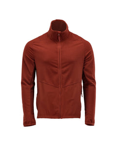 Mikrofleece pusero vetoketjulla - 22803-639 - syksynpunainen