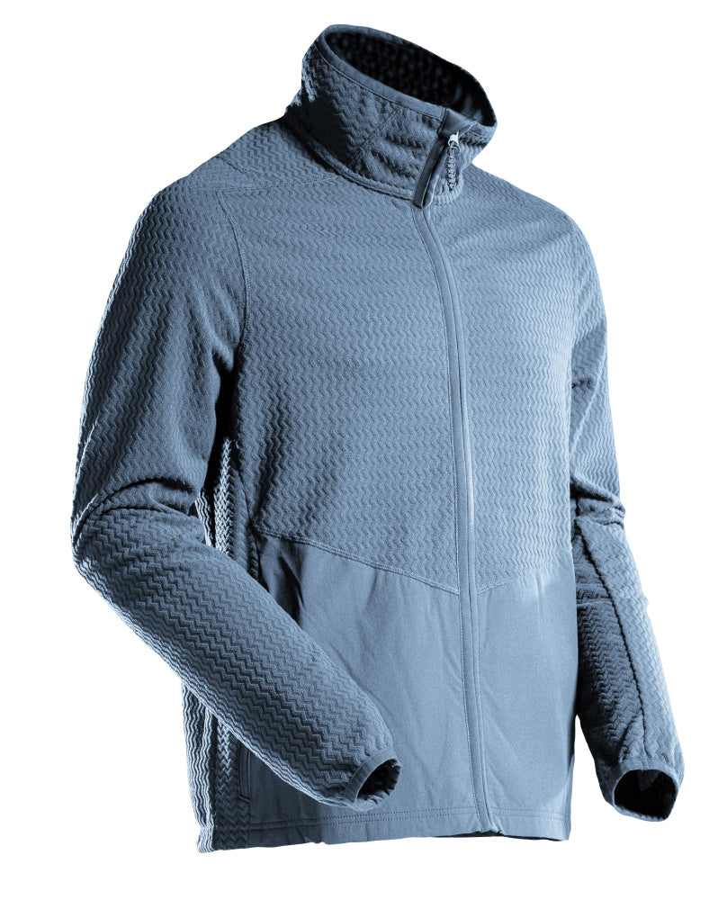 Mikrofleece pusero vetoketjulla - 22803-639 - kivensininen