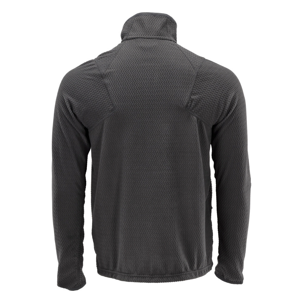 Mikrofleece pusero vetoketjulla - 22803-639 - kivenharmaa