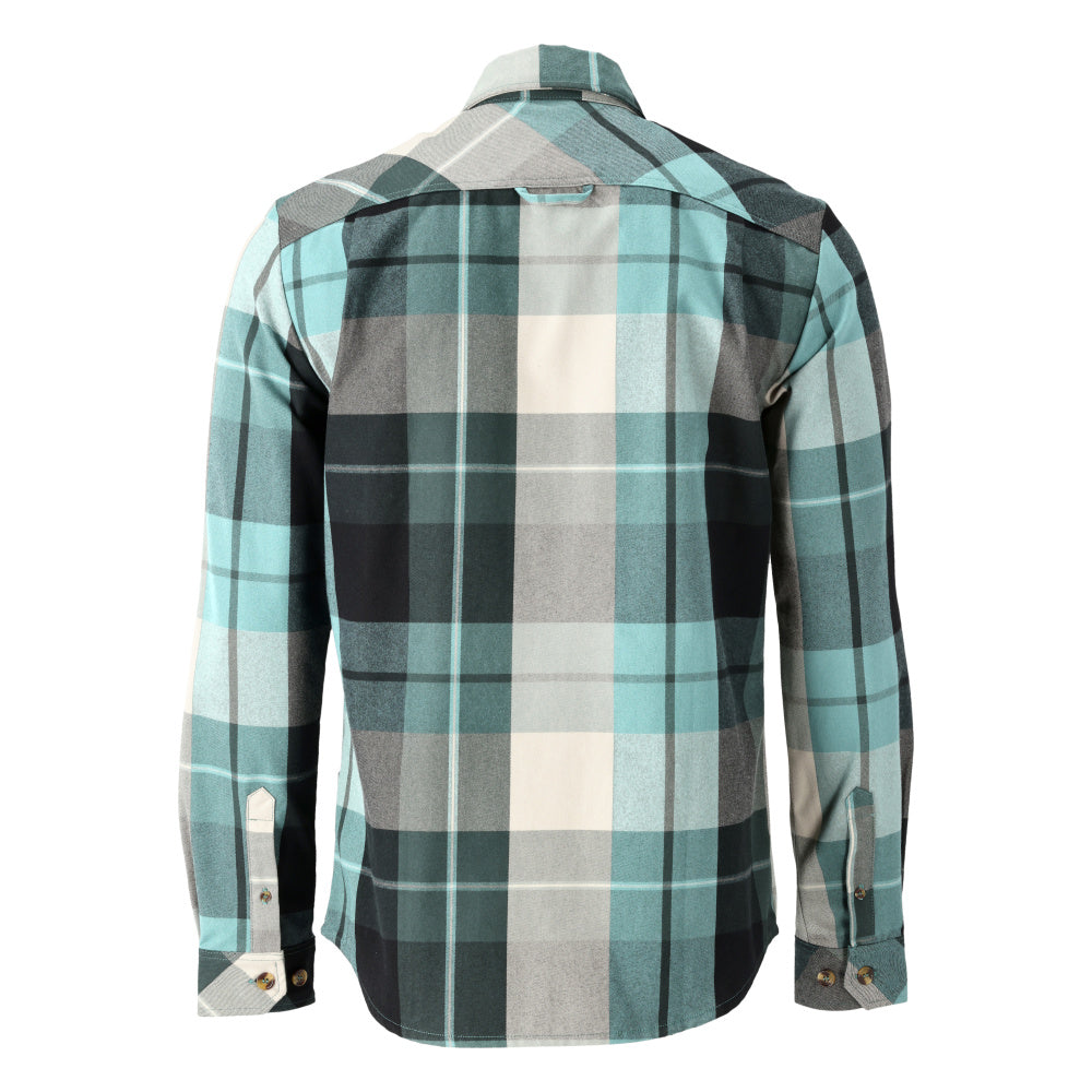 Flanellipaita - 22904-446 - metsänvihreä ruudullinen