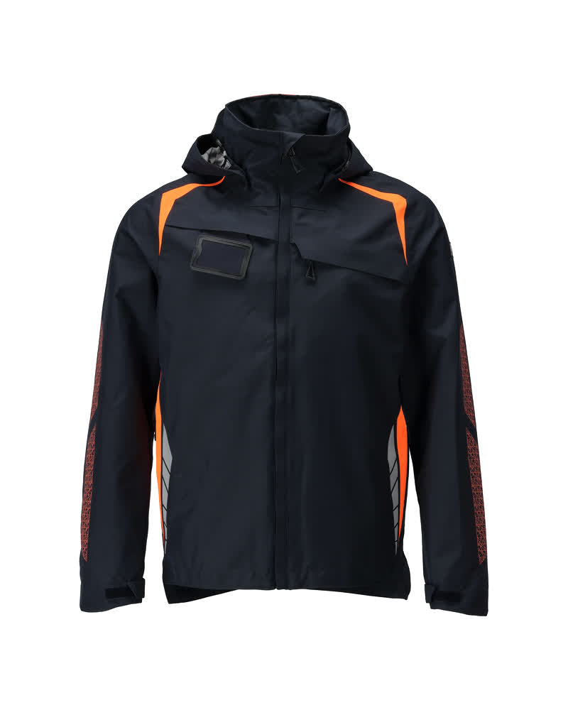 Kuoritakki - 23001-231 - tumma laivastonsininen/hi-vis oranssi