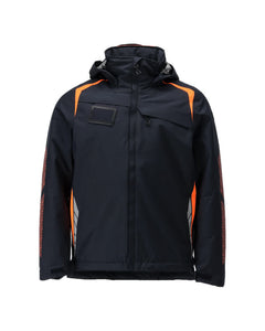 Talvitakki - 23035-231 - tumma laivastonsininen/hi-vis oranssi