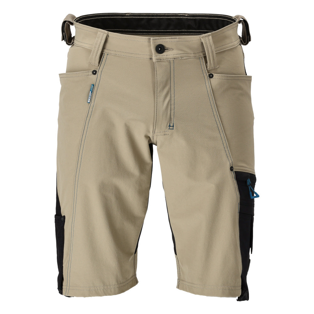 Shortsit - 23149-311 - vaalea khaki/musta