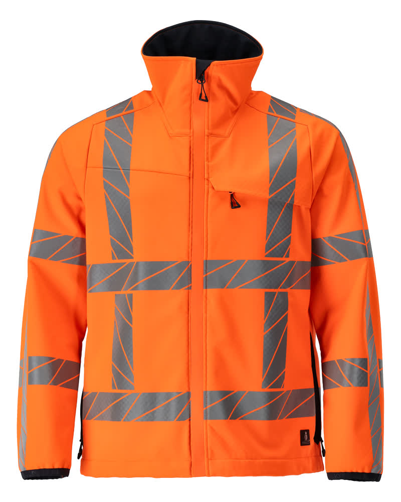 Softshell-takki - 24002-143 - hi-vis oranssi