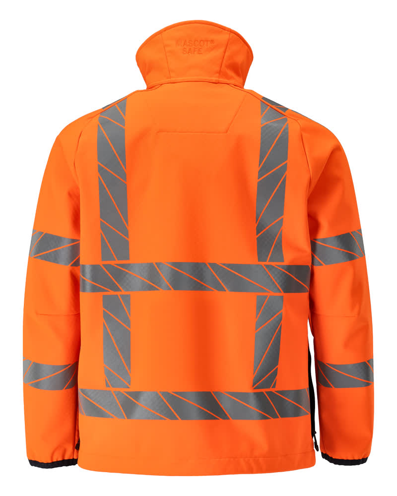 Softshell-takki - 24002-143 - hi-vis oranssi