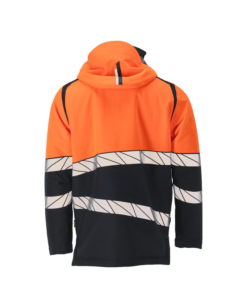 Talvitakki - 25035-231 - tumma laivastonsininen/hi-vis oranssi