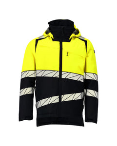 Talvitakki - 25035-231 - musta/hi-vis keltainen