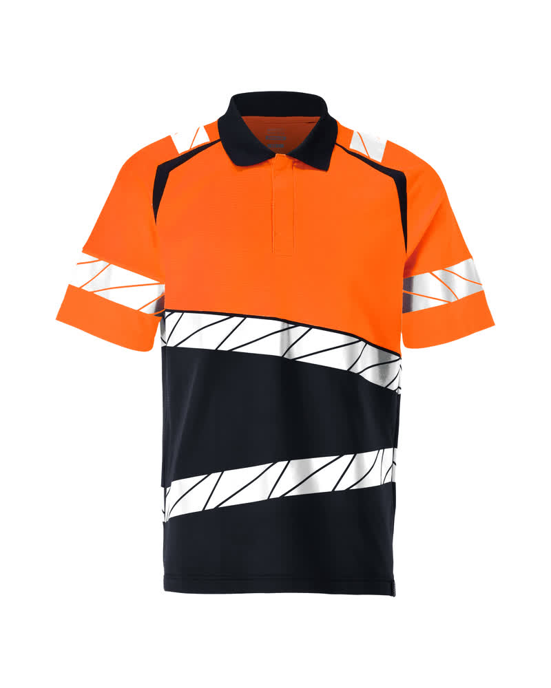 Piképaita - 25083-771 - tumma laivastonsininen/hi-vis oranssi
