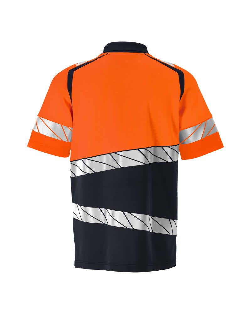 Piképaita - 25083-771 - tumma laivastonsininen/hi-vis oranssi