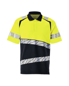 Piképaita - 25083-771 - tumma laivastonsininen/hi-vis keltainen