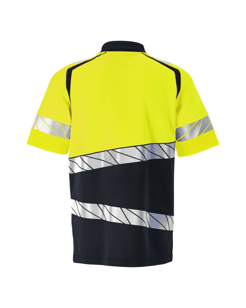 Piképaita - 25083-771 - tumma laivastonsininen/hi-vis keltainen