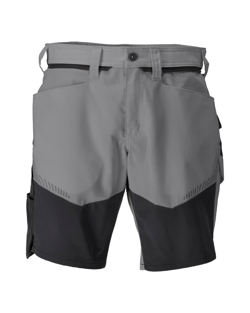 Shortsit - 25149-230 - kivenharmaa/musta