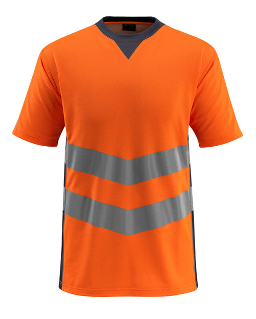 T-Paita - 50127-933 - hi-vis oranssi/tumma laivastonsininen