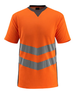 T-Paita - 50127-933 - hi-vis oranssi/tumma antrasiitti