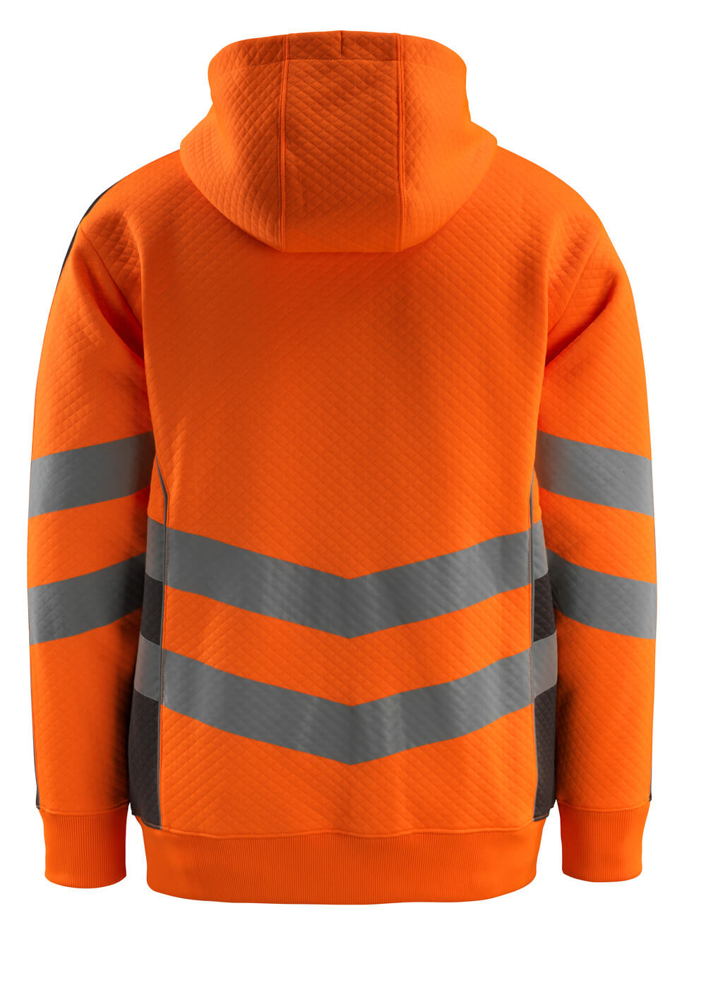 Huppari vetoketjulla - 50138-932 - hi-vis oranssi/tumma antrasiitti