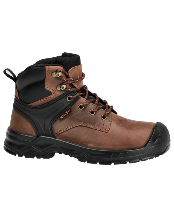 Turvasaappaat - F1002-715 - pähkinänruskea/musta