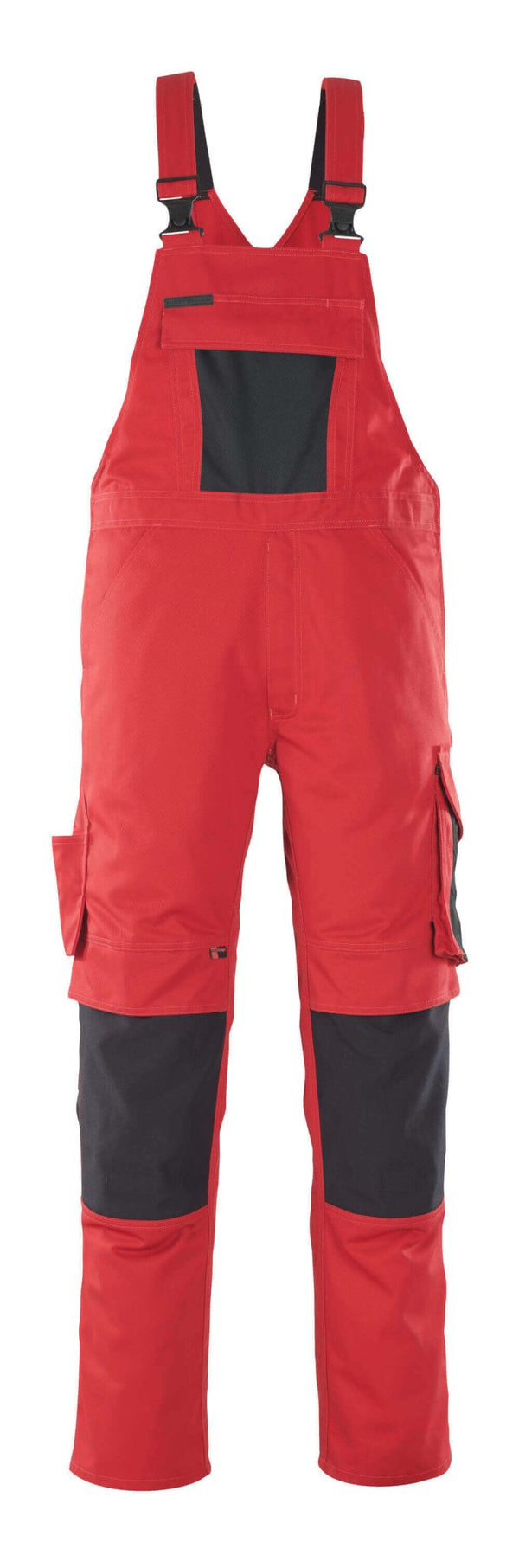Avohaalari polvitaskuilla - 12069-203 - punainen/musta - Safewear
