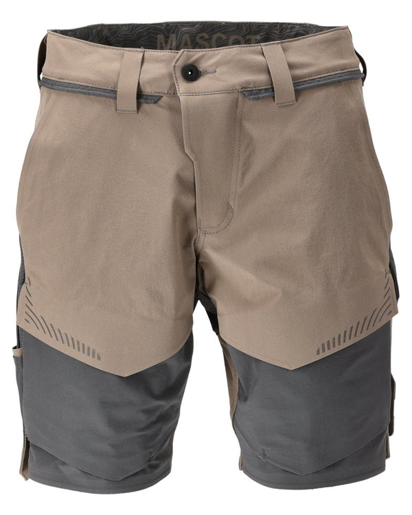 Shortsit - 22149-605 - tumma hiekka/kivenharmaa - Safewear