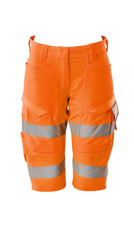 Shortsit, pitkät - 19248-510 - hi-vis oranssi - Safewear
